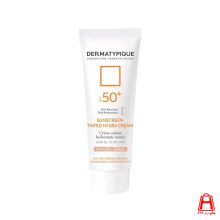 کرم ضد آفتاب رنگی بژ طبیعی مناسب پوست خشک Dermatypique SPF50
