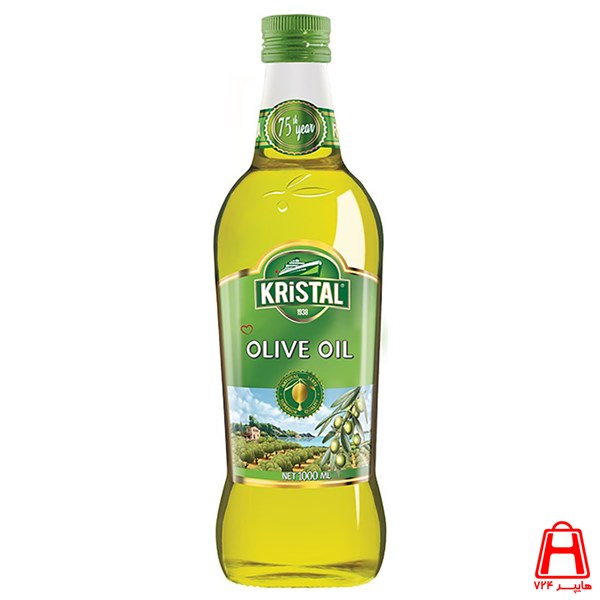 1 liter crystal glass olive oil