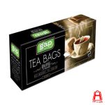 25 teaspoons black tea bag