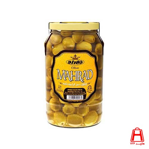Canned olives with Iranian core of Mehrad 1000 g glass