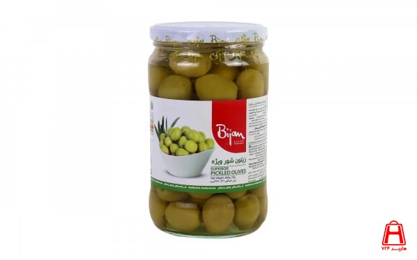 Special salted olives with Bijan core 680 g