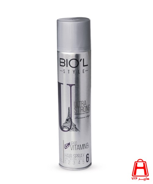 Ultra (ultra strong) Biol 250 ml hair spray