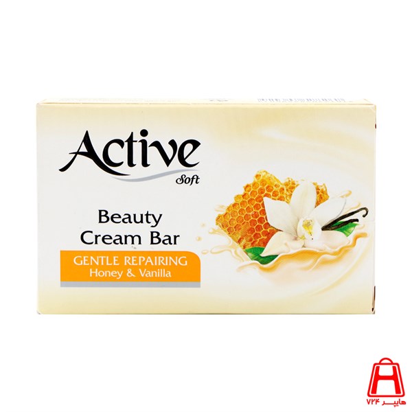 Vanilla cream hand and face soap and active honey 125 g