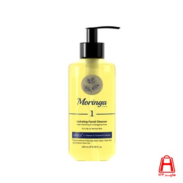 Moringa Emo 200ml cleansing and hydrating gel for oily, combination and normal skin
