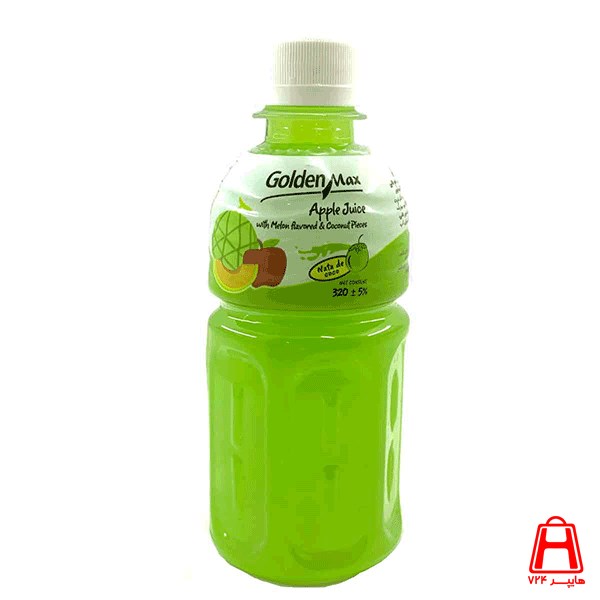 Cantaloupe apple juice with Golden Max coconut pieces 320 ml
