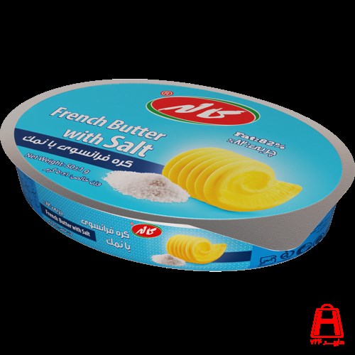 French oval butter with 50 g of salt