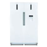 Nixan twin fridge-freezer, Morana model - white
