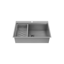 Corin700 Datis steel sink, 40*70