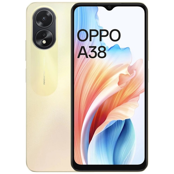 Oppo A38 mobile phone with 128 GB capacity and 4 GB RAM